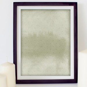 sage green minimalist wall art framed‎ 🖼️